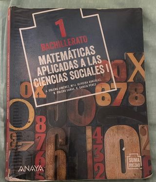 Matemáticas aplicadas a las Ciencias Sociales I.