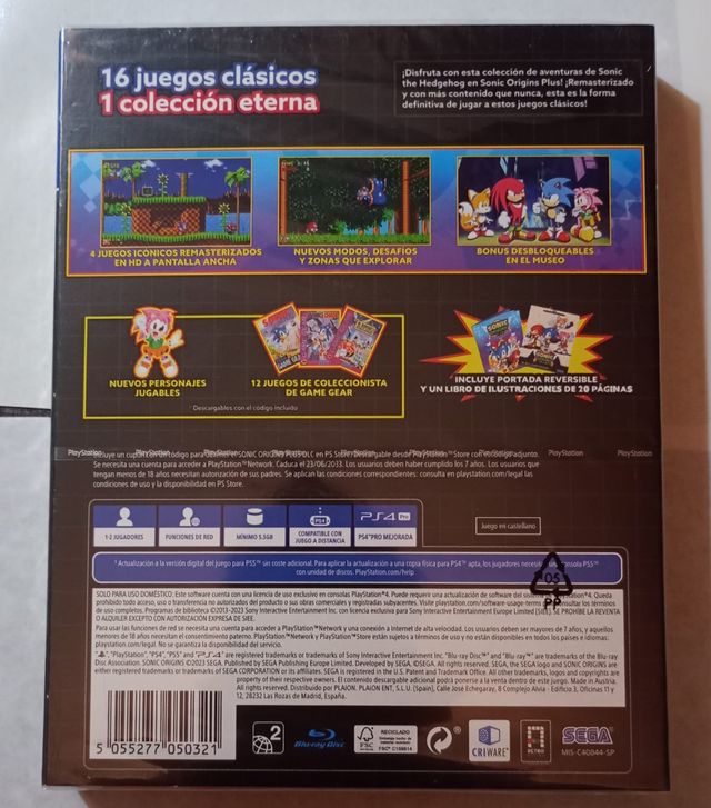 Sonic Origins Plus PS4 sigillato ES