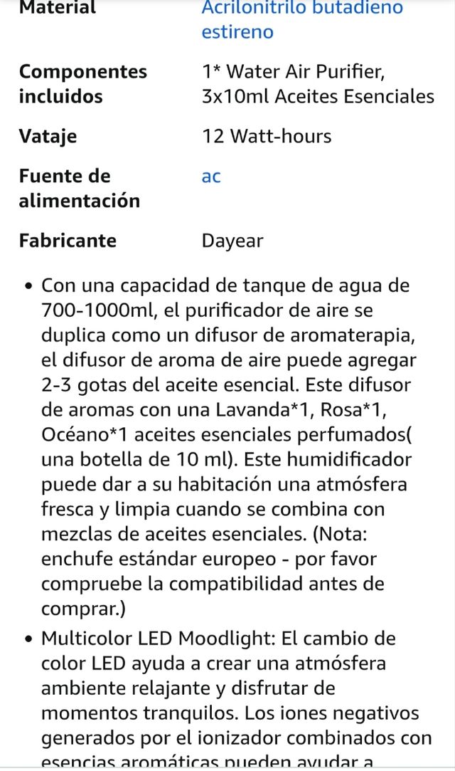 Difusor de aromas