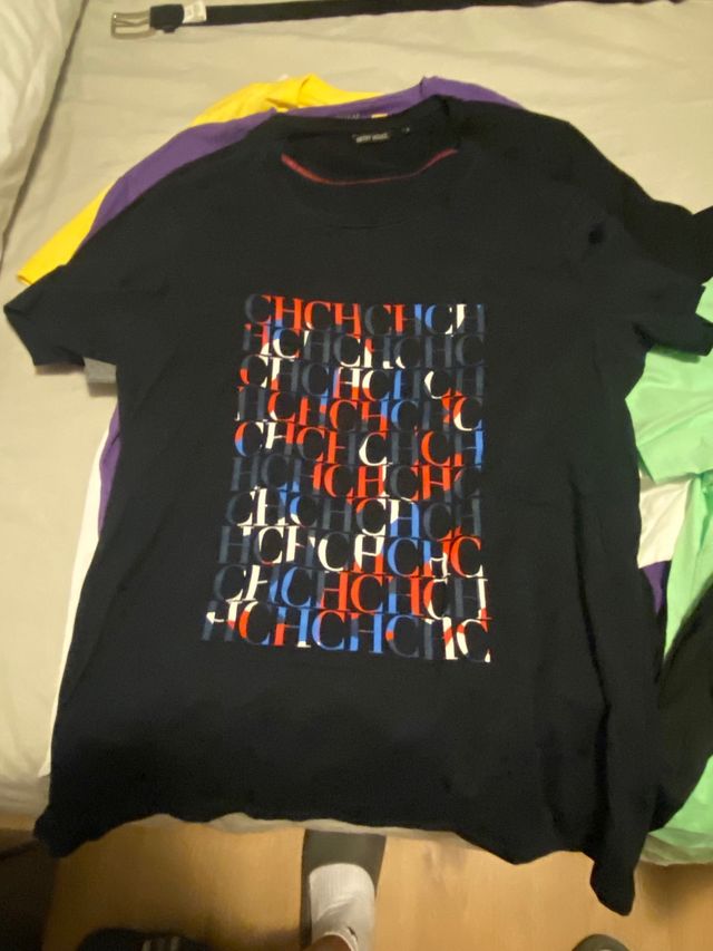 Camiseta Carolina Herrera Negra Original