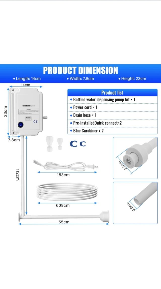 Dispensador de agua eléctrico para botellas