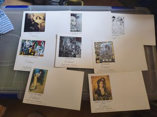 Lote de 8 Postales Picasso