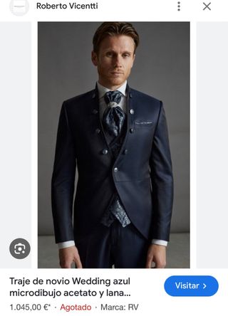Traje novio 2025 portada catalogo roberto vicentti