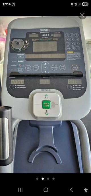 Elíptica y Escaladora Precor 2 en 1