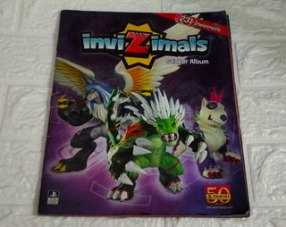 Álbum de cromos Invizimals (casi completo)
