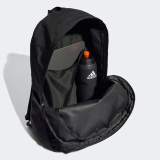 Mochila Adidas Logo 3 Bandas Negra Nueva