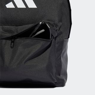 Mochila Adidas Logo 3 Bandas Negra Nueva