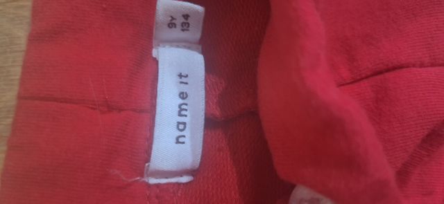 Pantalón Largo Niña Rojo Talla 9 Años