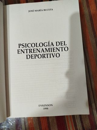 Psicología Del Entrenamiento Deportivo (Spanish...