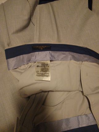 Traje Easy Wear Slim Beige Talla 44 gris