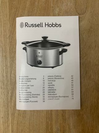 Olla de cocción lenta Russell Hobbs 3.5L