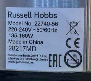 Olla de cocción lenta Russell Hobbs 3.5L