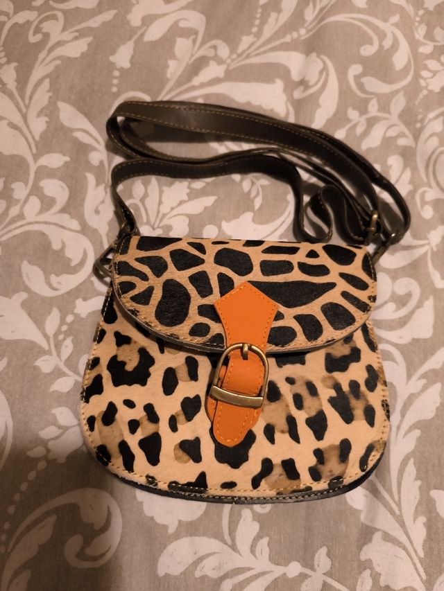 Bolso bandolera estampado animal