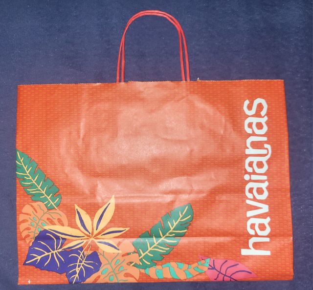 Bolsa de papel Havaianas multicolor