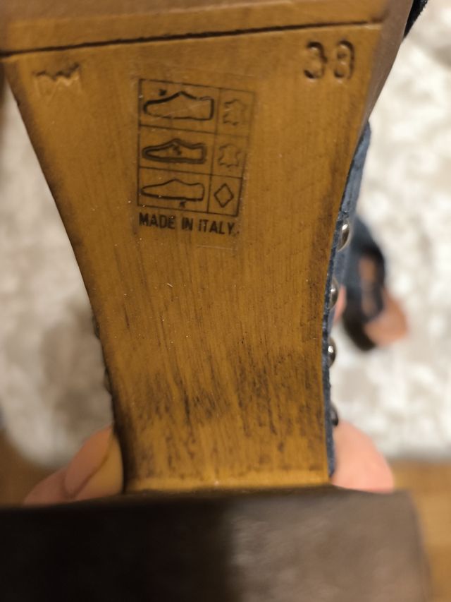 Sandalias azul talla 38