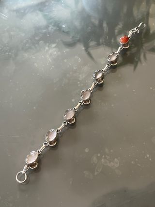 Bracciale in argento 925 con pietra di luna