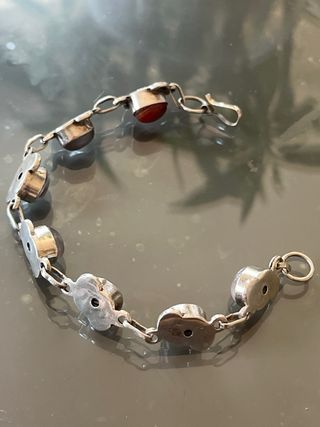Bracciale in argento 925 con pietra di luna