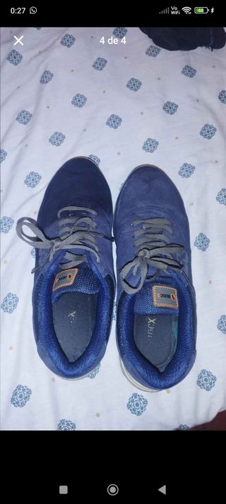 Zapatos de seguridad azules, buena calidad.
Oriocx