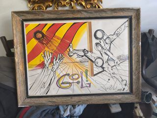 Póster Dali Gol Sant Andre con marco