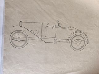 Planos Construcción Coche Abadal Buick 1918