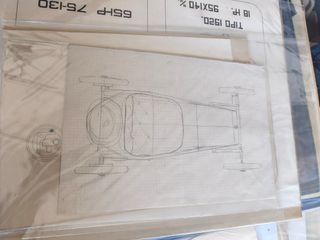 Planos Construcción Coche Abadal Buick 1918