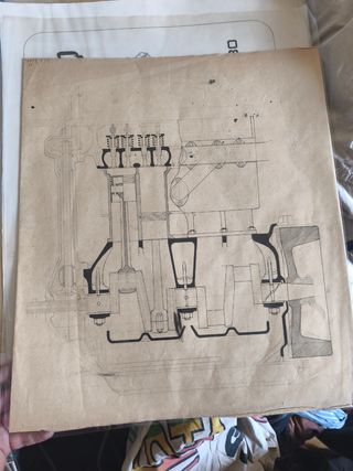 Planos Construcción Coche Abadal Buick 1918