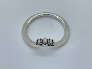 anillo plata 925mm con piedra con circonita