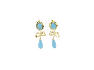 pendientes oro 18k con piedra