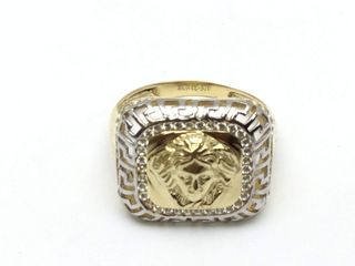 anillo oro 18k con piedra con circonita