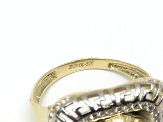 anillo oro 18k con piedra con circonita