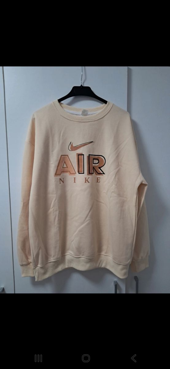 Sudadera Nike Air Beige