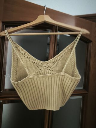 Top Terranova beige talla M