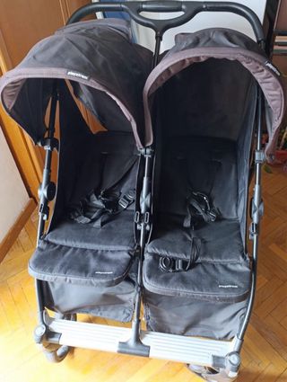 Silla de paseo doble y capazos