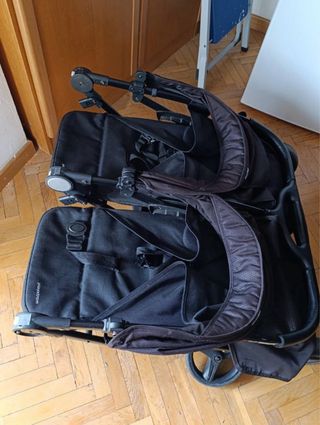 Silla de paseo doble y capazos