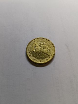 Moneda 50 céntimos Lituania 2015