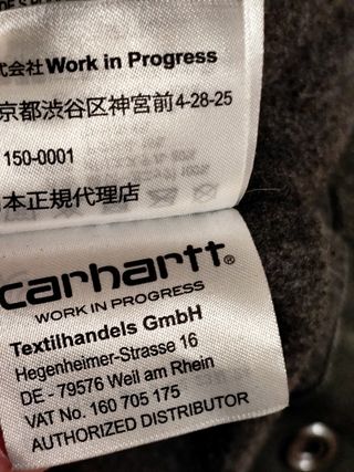 Chaqueta Detroit Carhartt Talla M Verde Oliva