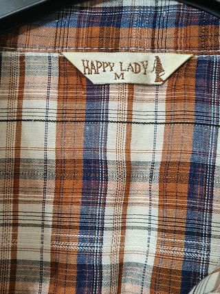 Camicia maniche corte fantasia tartan