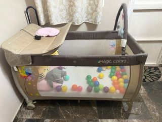 Cuna de viaje parque infantil