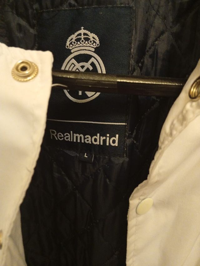 Cazadora Real Madrid Blanca
