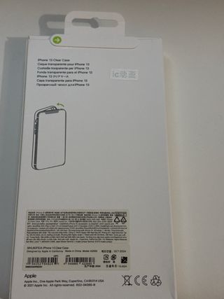 Funda iPhone 13 Clear Case MagSafe