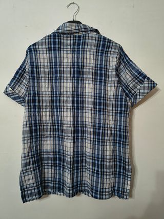 Camicia maniche corte fantasia tartan