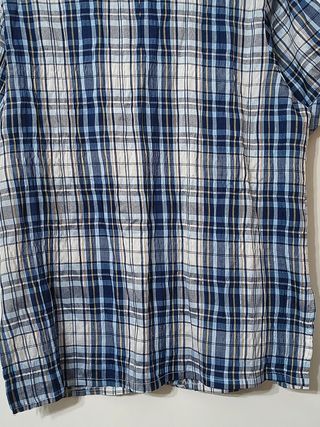 Camicia maniche corte fantasia tartan