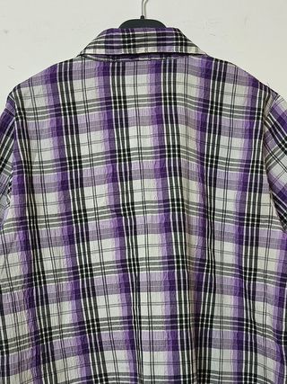 Camicia maniche corte fantasia tartan