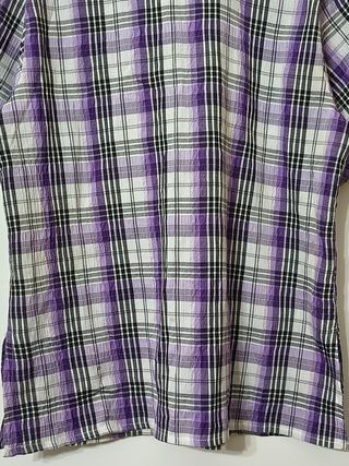 Camicia maniche corte fantasia tartan