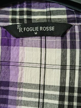 Camicia maniche corte fantasia tartan
