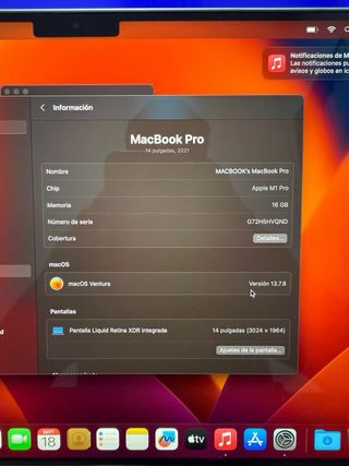 MacBook Pro M1 2021 16GB RAM | 512GB SSD