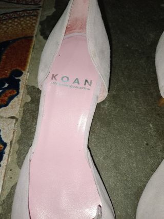Zapatos KOAN rosas con lazo