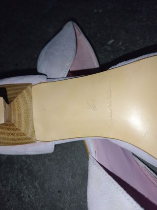 Zapatos KOAN rosas con lazo