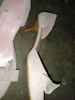 Zapatos KOAN rosas con lazo