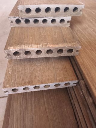 Tarima WPC efecto madera